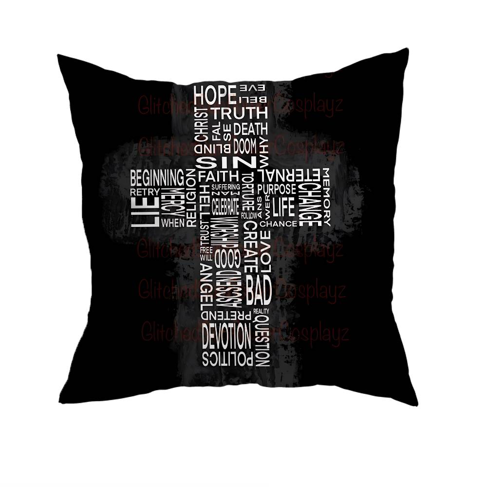 I Love Maretu Heart Pillow Case Pillow Case Living Room Sofa Cushion Cover Suitable For Home Bedroom Room Decoration
