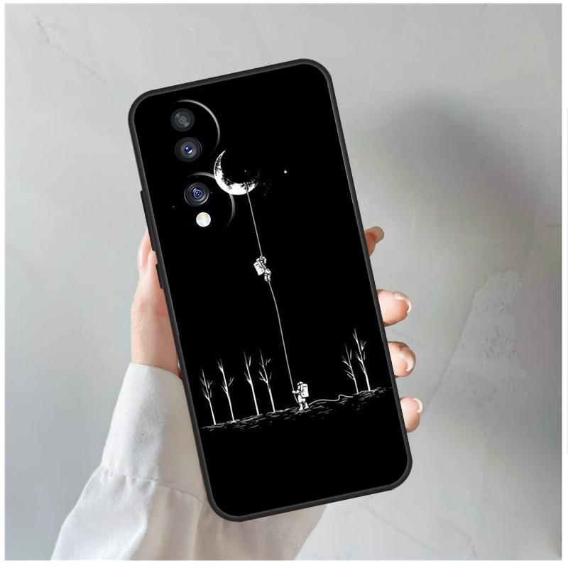 Moon Stars Space Astronaut Phone Case For Honor X8b X9b X8 X9 X6a X7a X8a X9a Honor Magic 6 Pro 5 Lite 50 70 90 Cover