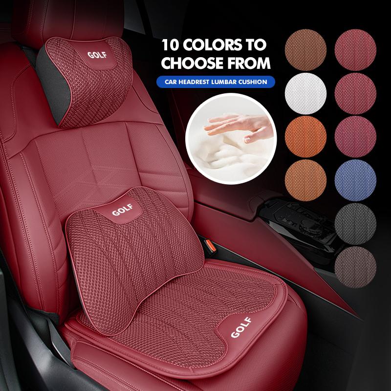 Car Neck Support Pillow Breathable 3D Elastic Headrest Cushion For Volkswagen VW GOLF 4 5 6 7 MK4 MK5 MK6 MK7 MK1 mk2 2016 2017 46YHS