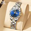 Elegant Watch Women's Watch Waterproof Calendar Date Rhinestone Stainless Steel Watchband Ladies Gold Quartz Watch Gifts