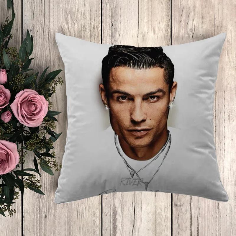 

Dakimakura CR7 Messi Decorative Pillowcases Cushion Cover Luxury Pillow Cover Pillow Case Sofa Car Bed Room Decor Wedding Gift 12x12Inch