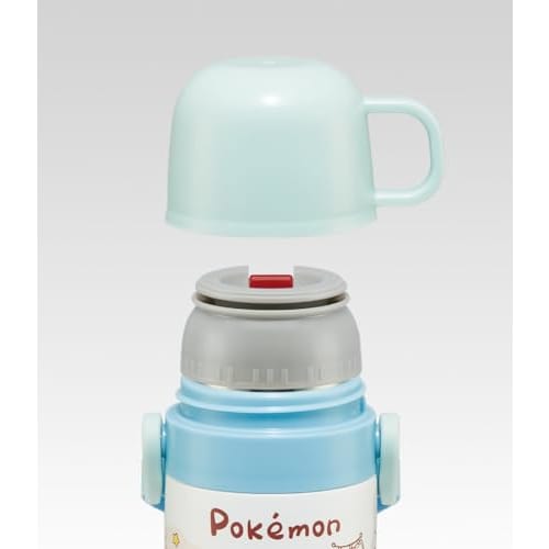 Skater Children's Stainless Steel Water Bottle 2-Way Direct Drinking 470ml Cup Drinking 430ml Pocket Monsters Pokemon Joyful Child-friendly Lightweigh