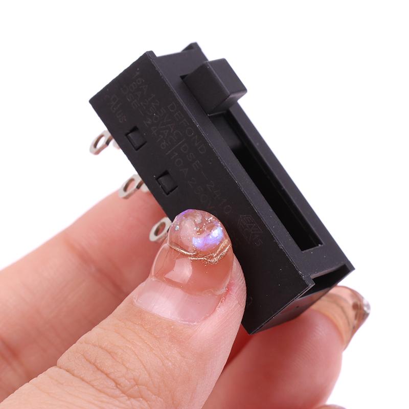 

4-speed Toggle Switch Four-speed Switch Slide Switch Hair Dryer DSE-2410 16A High Current 10-pin чорний