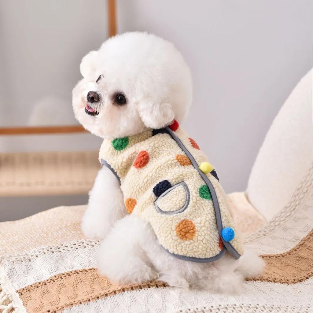 Dots Sausage Dog Clothes Dachshund Sleeveless Autumn Winter Pet Vest Puppy Stuff Indoor Sweater Cat Coat And Jacket XS 4XL Goods