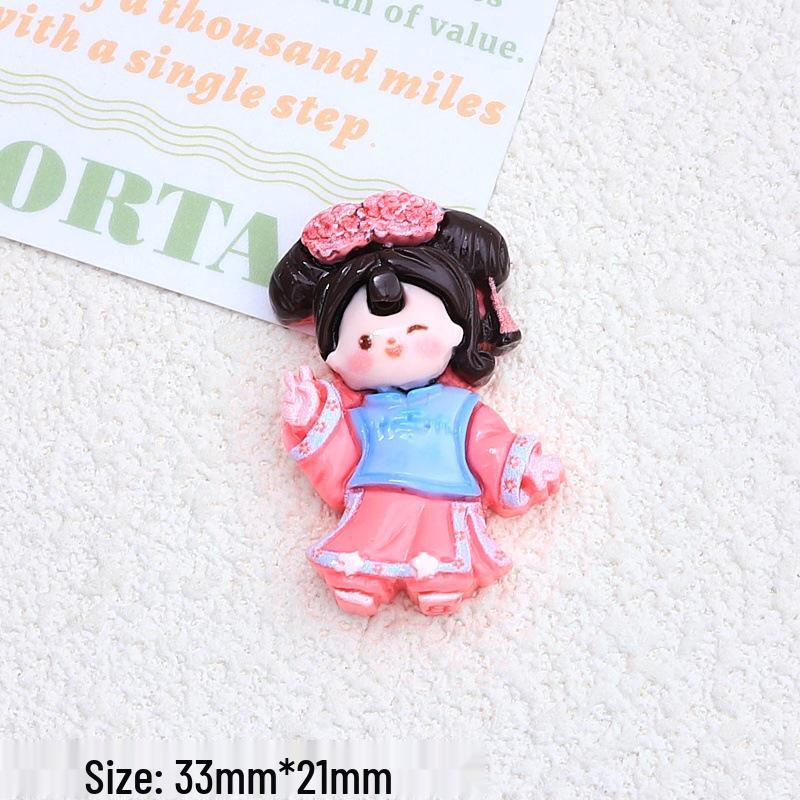 Princess Cartoon DIY Hair Clips & Crocs Charms with Cute Resin Accessories