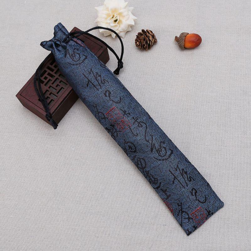 62KD Chinese Decorative Folding Hand Fan Bag Dustproof Holder Prote