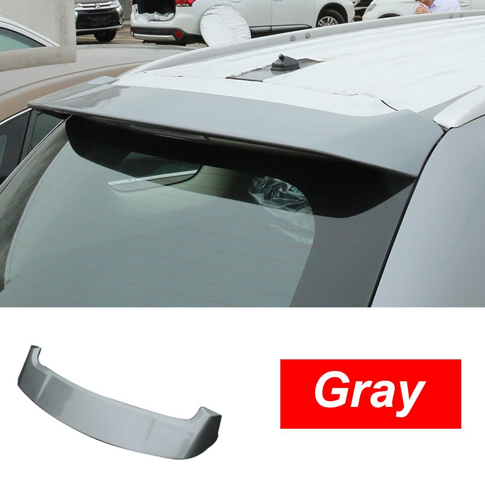 For Mitsubishi Outlander 2013 To 2018 Roof Spoiler High Quality ABS Spoiler Primer or Any Color Rear Spoiler for Outlander