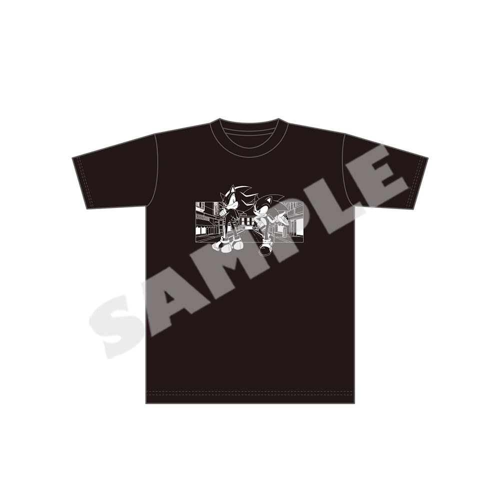 The Wallpaper Cover Story L "Sonic Hedgehog" T-Shirt <Sonic & Shadow>