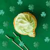 St Patricks Day Confetti for Table, Green 4 Leaf Clover and Shamrock Confetti for St Patricks Day Party Decorations, 380PCS