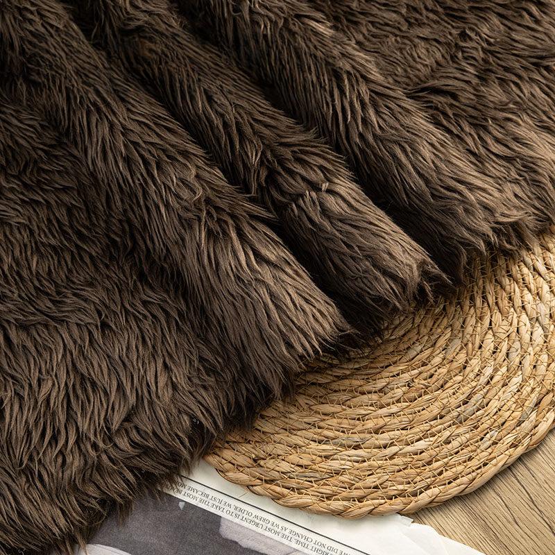 50x50cm Artificial Soft Plush Fabric Long Faux Fur Fabric For Sewing Clothes Background Cloth Cosplay Fabric Doll Toy DIY Crafts