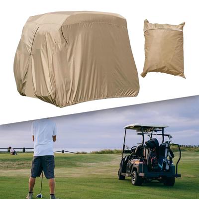 Golf Cart Cover Full Zipper Fits Most Brands All Weather Protection Protective