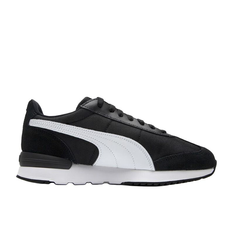Puma Turin 3 Stoff Synthetikleder Herbstmode Vielseitig Bequem Low-Top Lifestyle Freizeitschuhe Unisex Freizeitschuhe Schwarz 397149-01