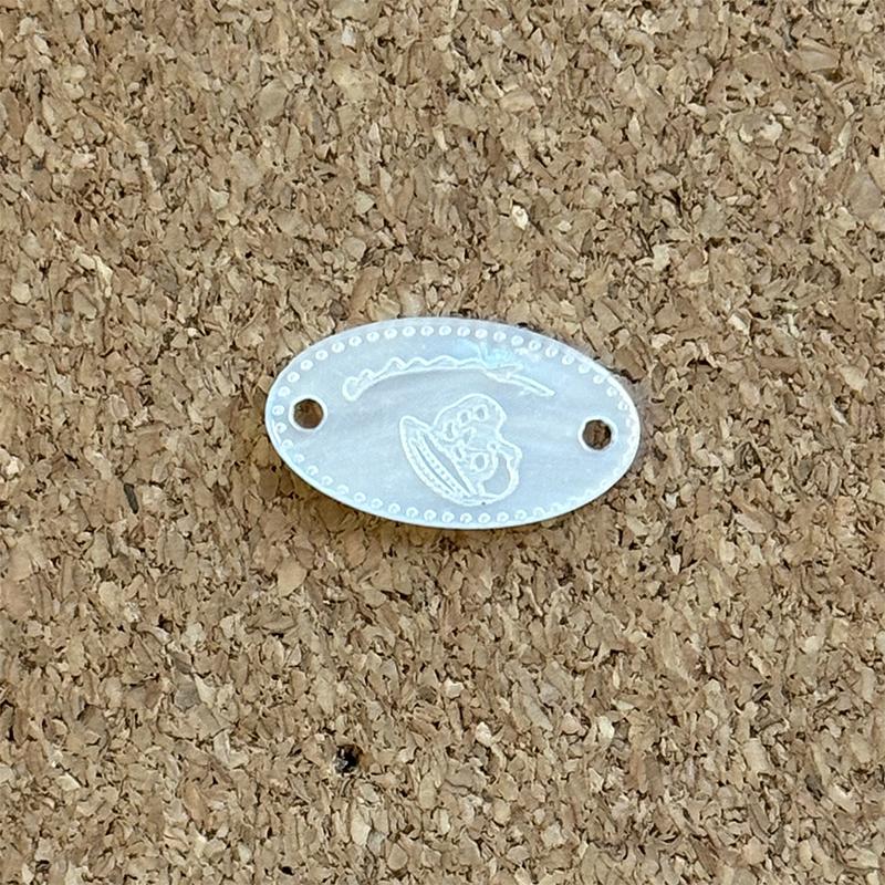 Elliptical Tag Button Collection Diy Sewing Accories Handmade Jewelry Decorative Buttons Clothing Jewelry Accessories