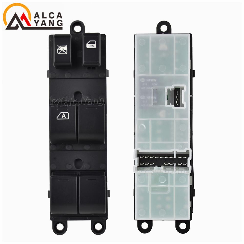 25411-AX010 25401-ED500 Power Window Master Switch For Nissan TIIDA C11 SC11 C11Z VERSA S SL 2007-2010