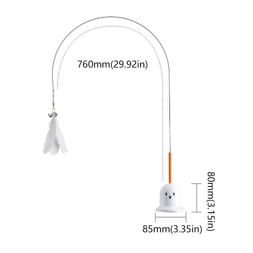 Bite Resistant Cat Badminton Stick Self-amusement Cat Interactive Toy  Pet Supplies