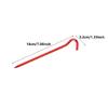 19pcs Outdoor Ground Camping Tent Stakes Anchors Pegs Windproofed Tent Stakes for Tents and Tarpaulins