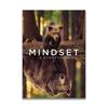 1pc frameless Canvas  MINDSET IS EVERYTHING Motivational Poster Lion Tiger Wolf Animal Wall Art Canvas  Print fo