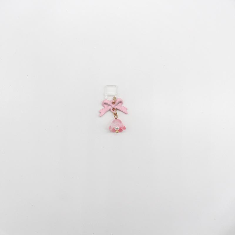 Lily of the Valley Cartoon Bow Type-C Phone Dust Plug