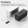 Simulated 3D Fireplace Flame Desktop Essential Oil Diffuser with Remote Control Home Aroma Therapy Humidifier for Relaxation