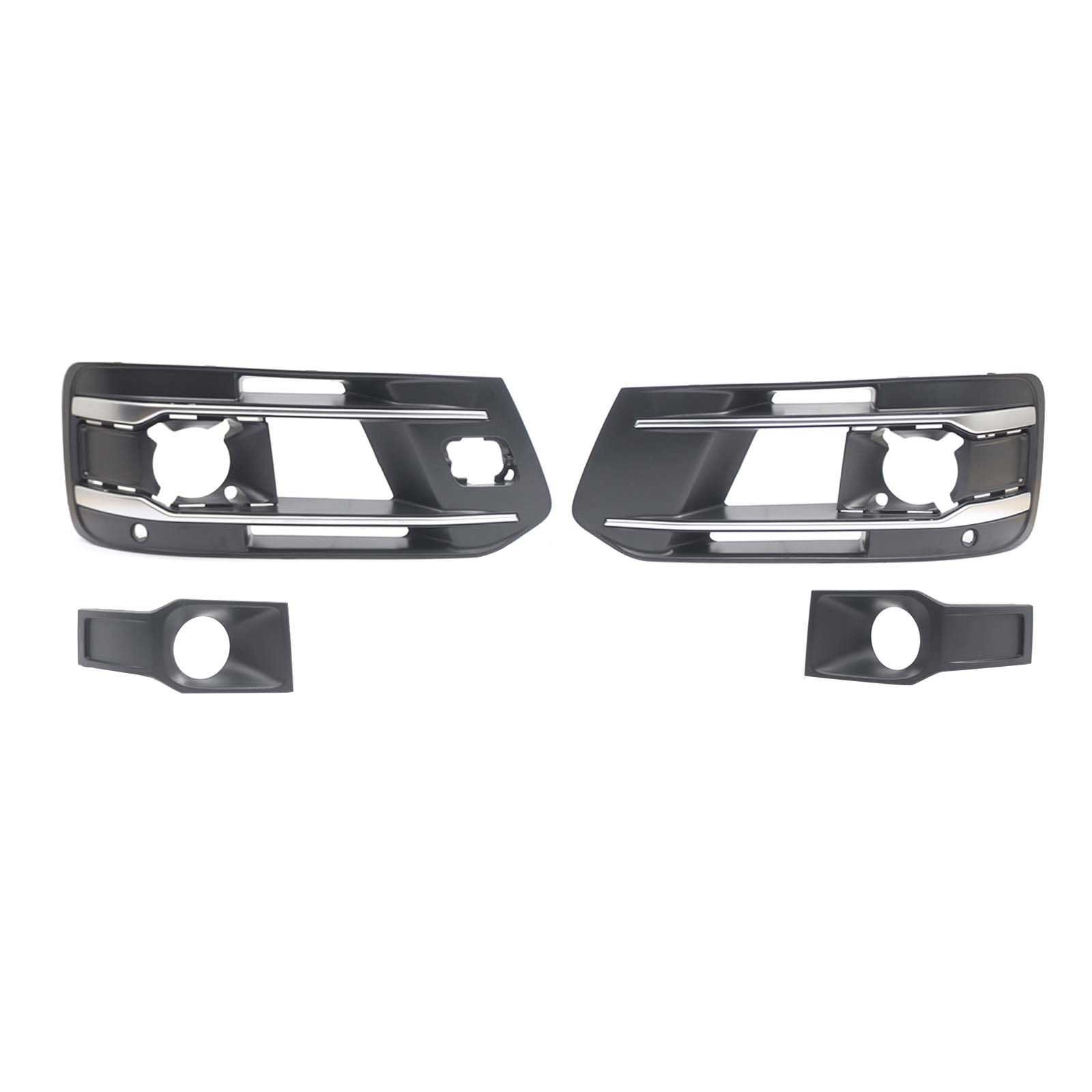 4PCS Front Bumper Fog Light Grille