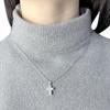 Silver Cross with Cubic Zirkonia (1147443)