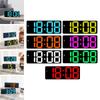 LED Desktop Alarm Clock 12H 24H Digital Wall Clock for Hall Festival Beside