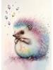 Aquarell Verträumte Tiere Poster Leinwand Malerei Niedlichen Tiere Bär Eule Löwe Nordic Wand Kunst Für Kind Kinderzimmer Home Decor