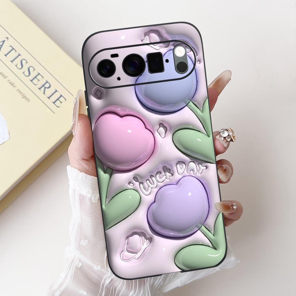 For Google Pixel 10 Case Pixel 10 Pro Cover Cute Rabbit Panda Cat Soft Silicone Matte Phone Cases For Google Pixel10 Pro XL Etui
