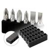 Hole Screwdriver Bit Holder Plastic Screwdriver Storage Hole