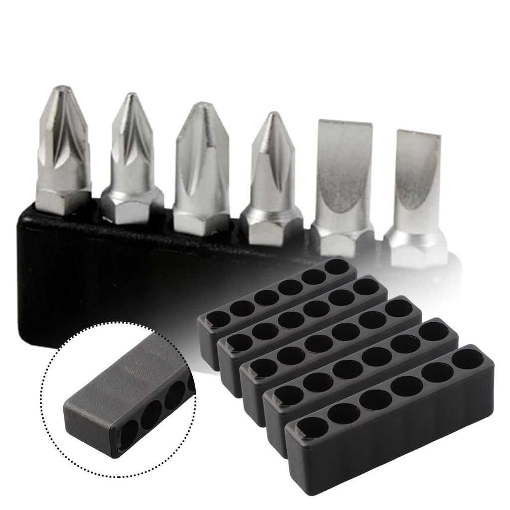 Hole Screwdriver Bit Holder Plastic Screwdriver Storage Hole