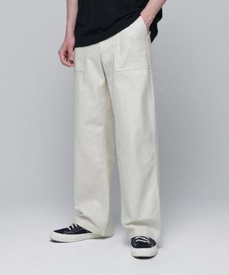 Wide Replica Fatigue Pants [Cream]