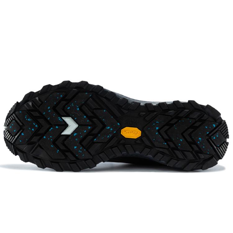 SAUCONY Fabric Cushioning Abrasion Resistant Breathable Support Low Top Running Shoes Men's Black Blue S20541-2