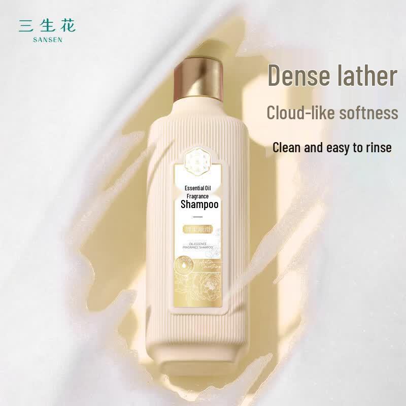 Sansheng Flower Essential Oil Refreshing & Smoothing Shampoo