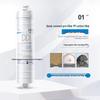 Drill Core 10-inch Universal Quick-Connect Water Purifier Filter Set
