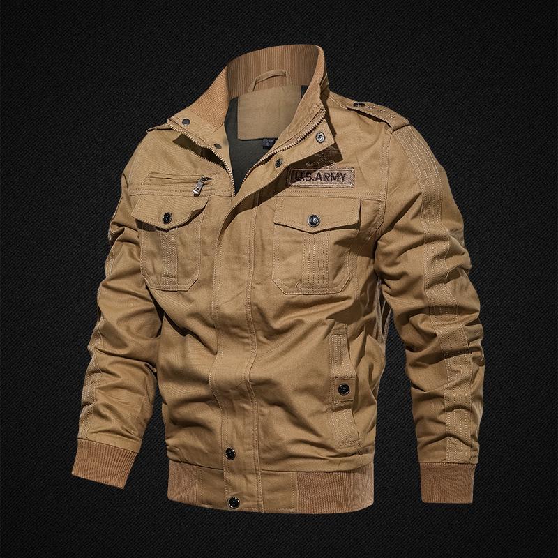 Neuer Stil Jugend Herren Freizeitjacke Reine Baumwolle Gewaschene Jacke für Herren