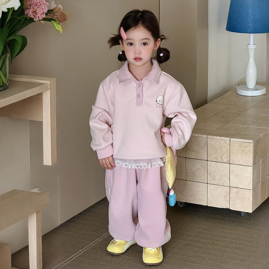 Boys Girls Autumn New Kids Clothes Baby Sweatshirt Pants 2 Piece Set Trendy Children Outfit