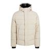 Jack And Jones Mens Colour Block Ribbed Hooded Puffer Jacket