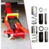Jack Plunger Horizontal Double Pump Horizontal Jack Oil Pump Cylinder Piston Plunger Parts Multiuse for Truck Vehicle, A and B