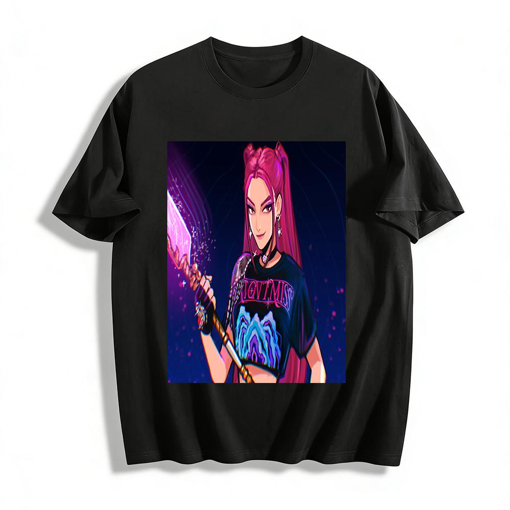 

K-pop Girl Group Style Printed Crop Top Streetwear Slim Fit Trendy Niche Top For Cool Girls Pure cotton T-shirt XXS
