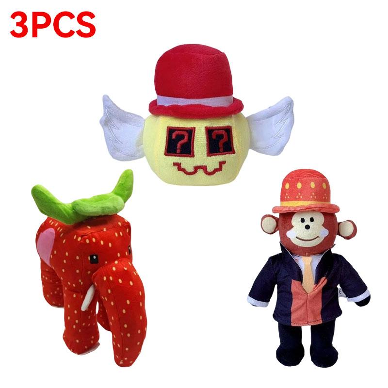 NEW Steal A Brainrot Abstract Plush Toys Games Peripheral Plushie Cute Cartoon No. 9 House Stuffed Doll Toys Gamer Fans Gift