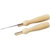 Practical Wooden Felting Needle Holder - Including 1 Medium Needle. Ref 41237