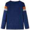 Kids' Long-sleeved T-shirt Navy Blue 92/104/116/128/140