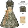 Costume Bavarese da Donna per l'Oktoberfest: Set di bretelle per Halloween