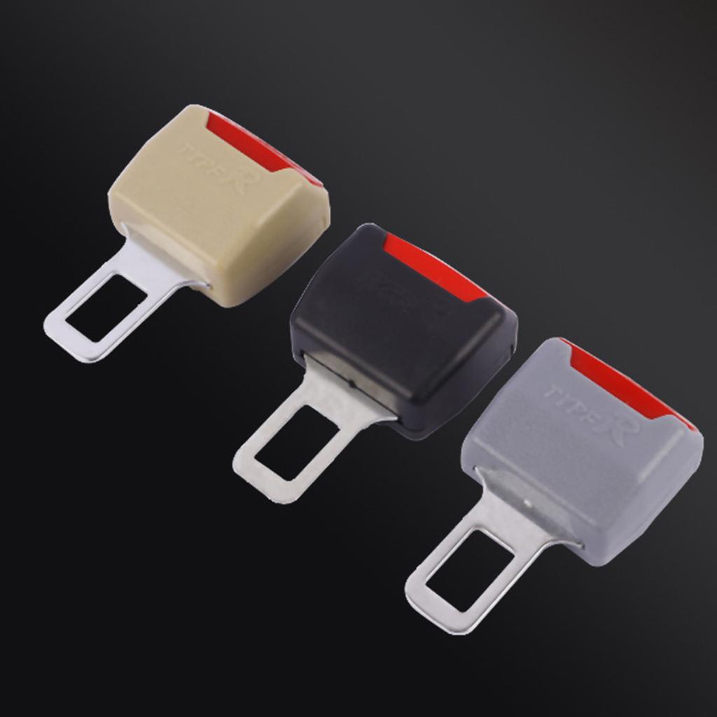 Car Safety Belt Lock Tongue Straight Lock Tongue Straight Insert Safety Belt Insert Lock Tongue