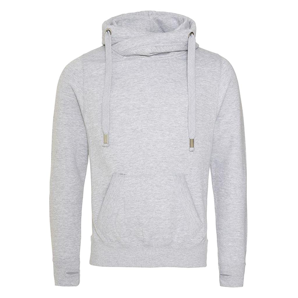 Awdis Hoods Herren-Kapuzenpullover mit Kreuzausschnitt