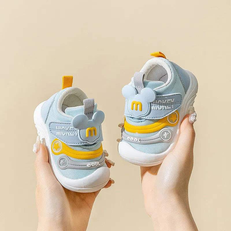 

Туфли для малышки, туфли для малыша, осенние туфли для малыша на мягкой подошве, туфли для малыша-гусеницы, 1 год, 2-3 года, весенне-осенние туфли для малыша, мужские 25 yards/inner length about 15.5CM. небесно-голубой