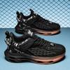 Men's shoes summer new thick-soled mesh fly-woven breathable non-slip men's dad height-increasing sports running shoes