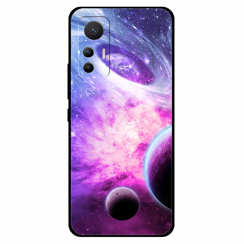 For Xiaomi 12 Lite Case Soft Silicone TPU Space Protective Back Cover For Xiaomi Mi 12 Lite Cases 12lite Printed Marble Shells