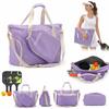 Large Capacity Pickleball Paddle Bag with Shoe Compartment Pickleball Racket Shoulder Bag