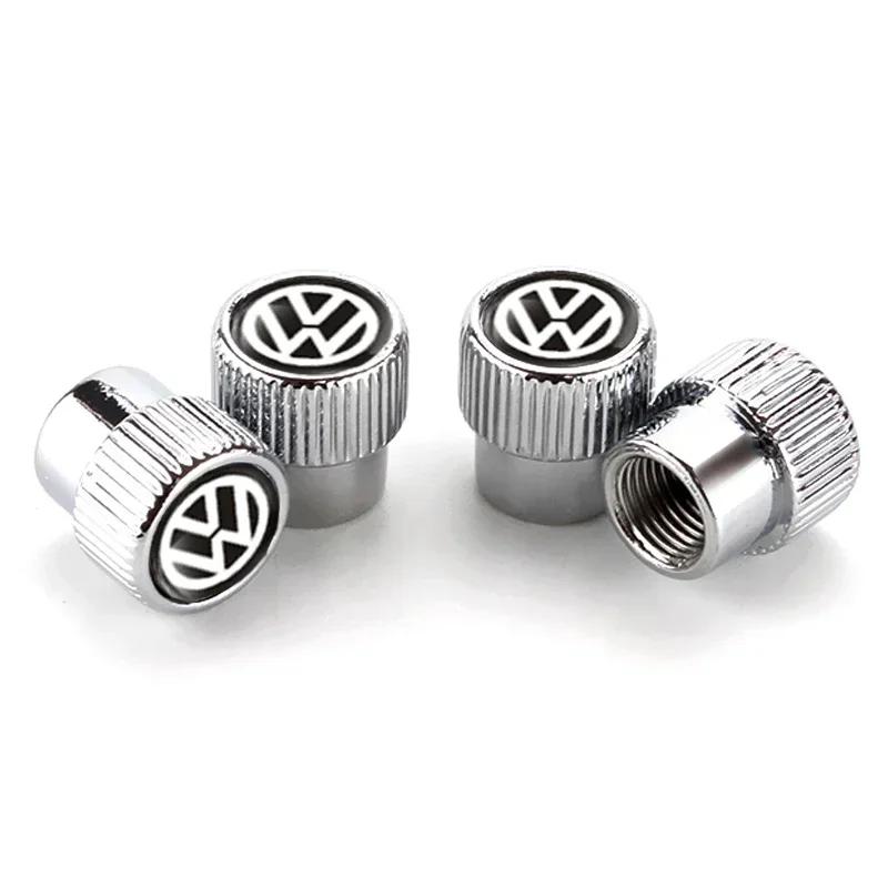 2026 Nuovo Per VOLKSWAGEN VW 4pz Tappi Stelo Valvola Pneumatico Ruota Auto per Volkswagen Golf GTI Passat Jetta Touareg Tiguan Polo Bora Sci